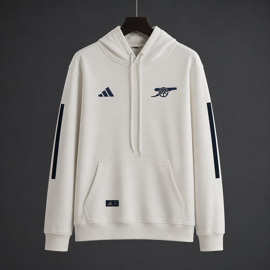 26/27 Arsenal Away White Hoodie 9 Colors