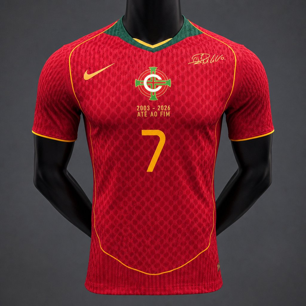 Player Version 2026 Portugal Red Cristiano Ronaldo Special Jersey