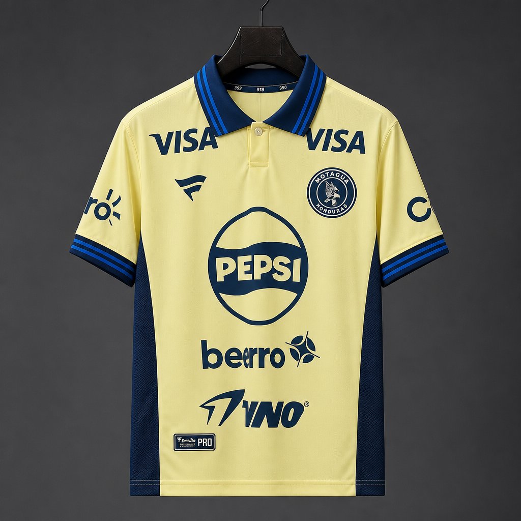 26/27 Motagua Third Yellow Jersey