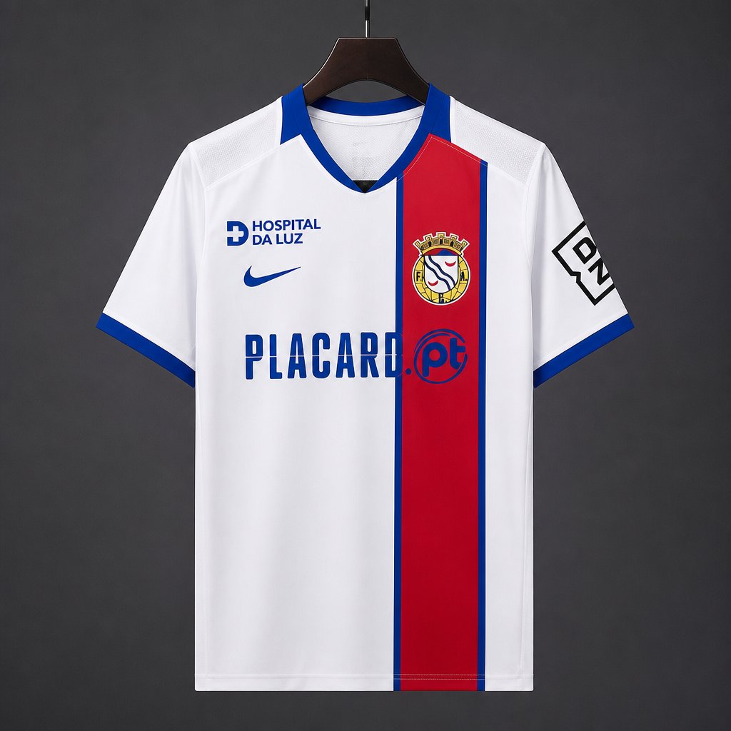 26/27 Alverca Away White Jersey