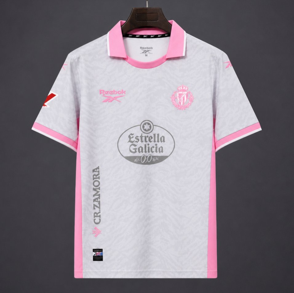 26/27 Real Valladolid Third Grey Pink Jersey