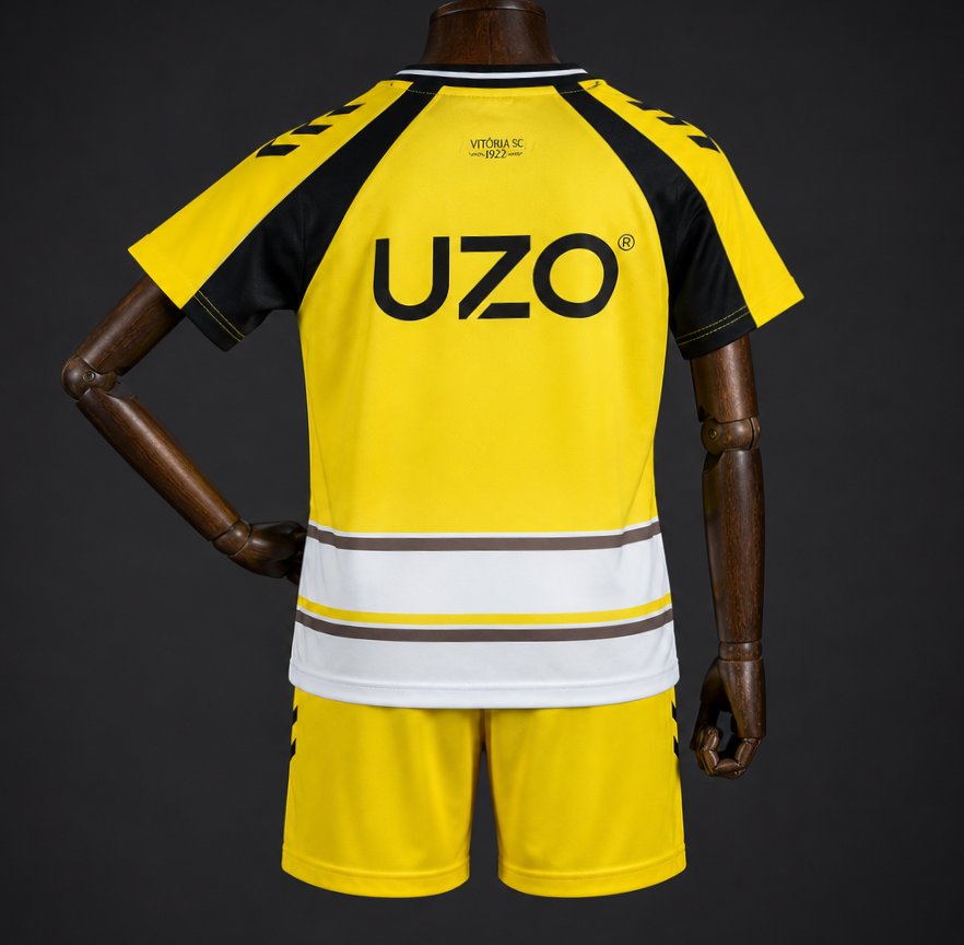 26/27 Kids Vitoria Yellow Third Jersey