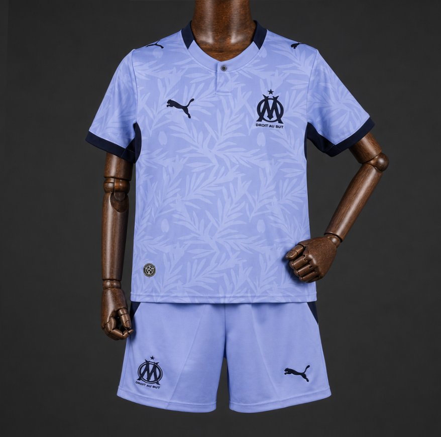 26/27 Kids Olympique Marseille Third Purple Jersey