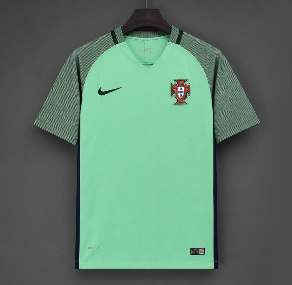 Retro 2016 Portugal Away Green Jersey