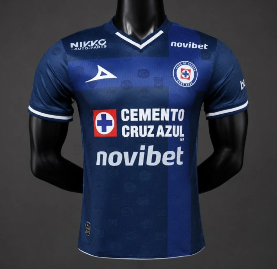 Player Version 26/27 Cruz Azul Third Navy Blue Jersey