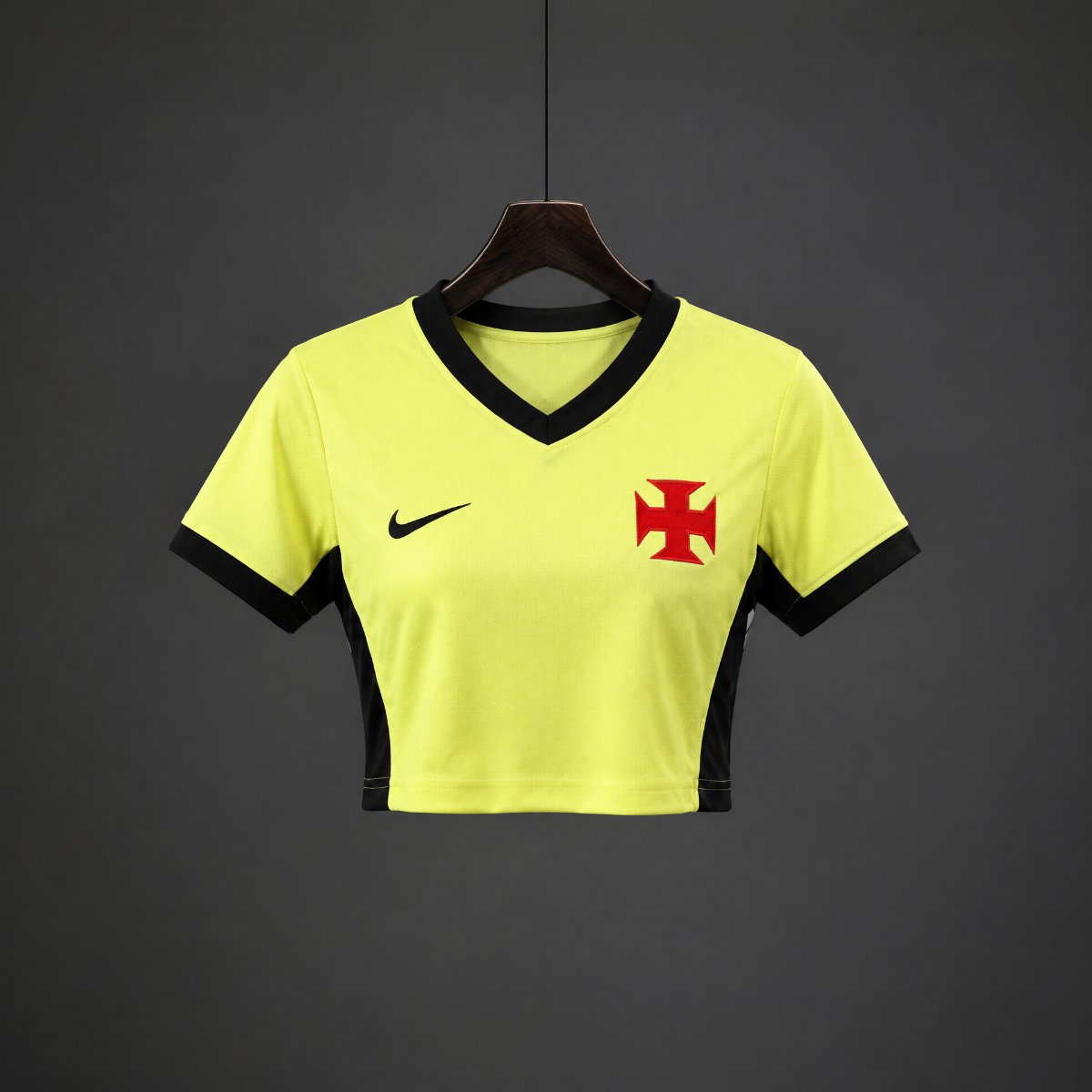 26/27 Vasco da Gama Third Yellow Women Crop Jersey