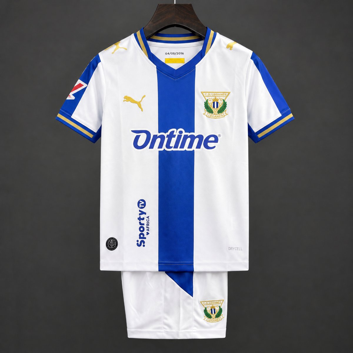 26/27 Kids Leganes Home White Blue Jersey