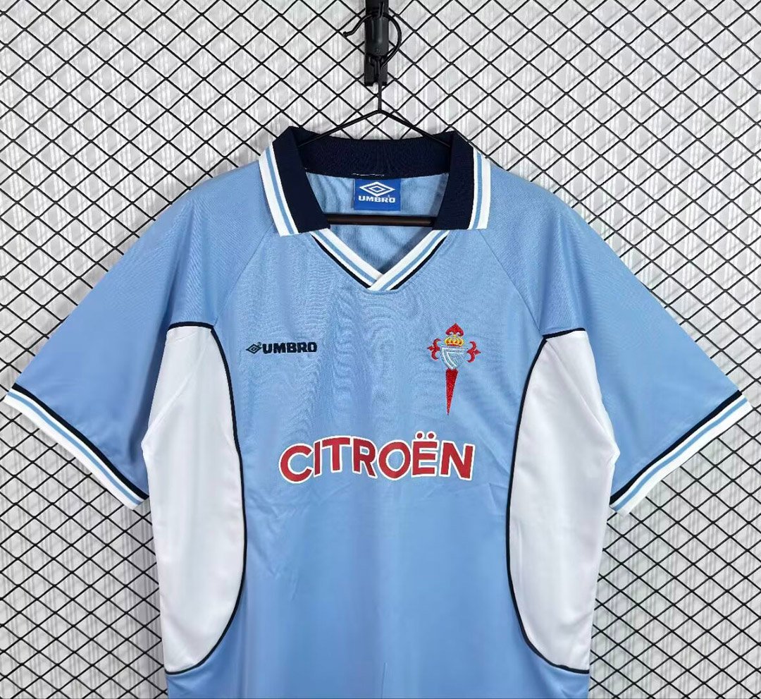 Retro 98/99 Celta de Vigo  Home Champions League Jersey