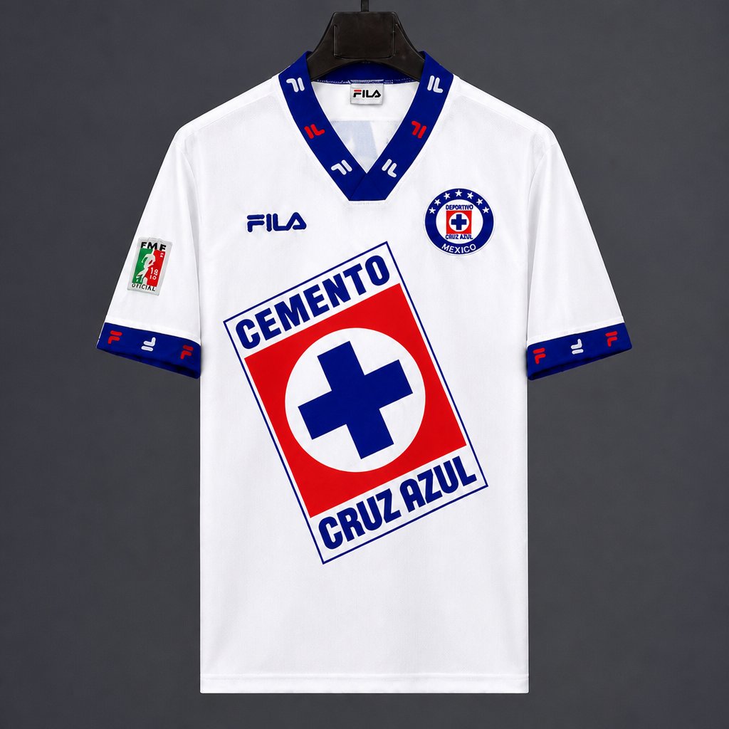 Retro 97/98 Cruz Azul Away White Jersey